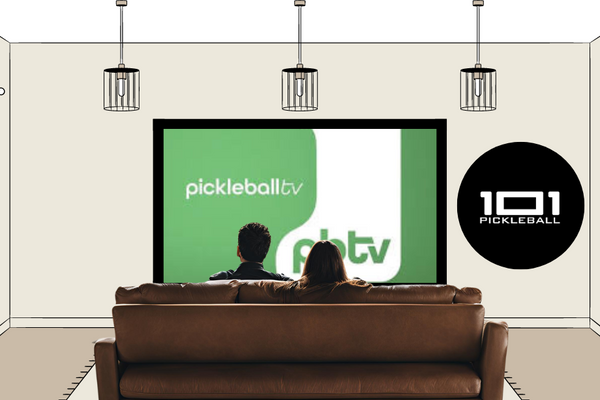 A couple streaming Pickleball TV