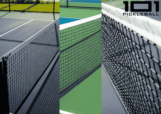 Different pickleball nets