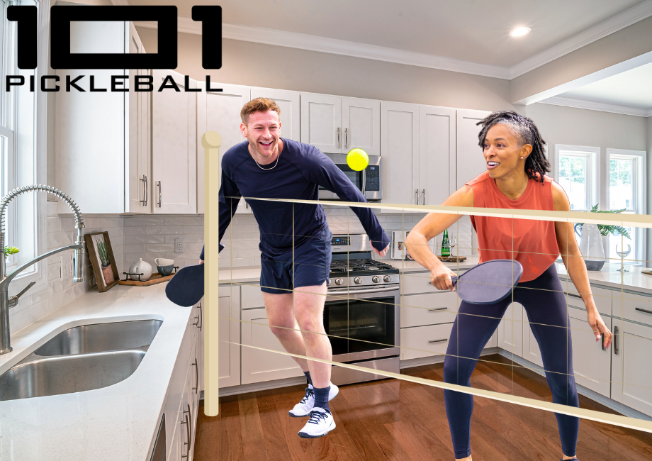 Playing in a Pickleball "Kitchen".