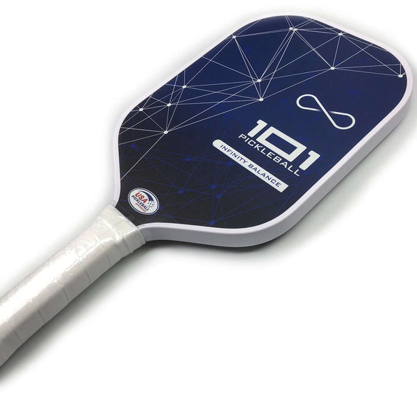 Infinity balance pickleball paddle side 