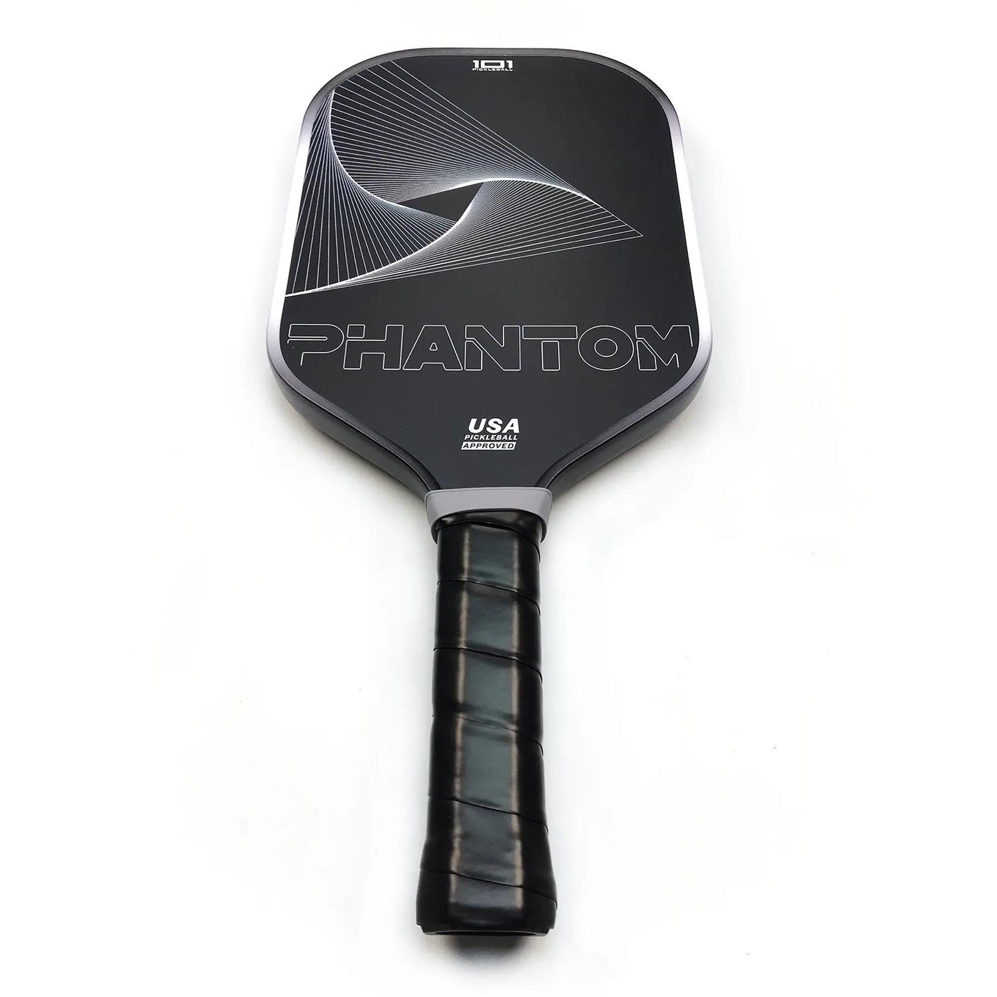 101 Pickleball - Phantom 16mm Pickleball Paddle - 3rd Gen T700 Carbon Fiber, Double Thermoformed Technology, Honeycomb Polymer Core, Elongated Handle